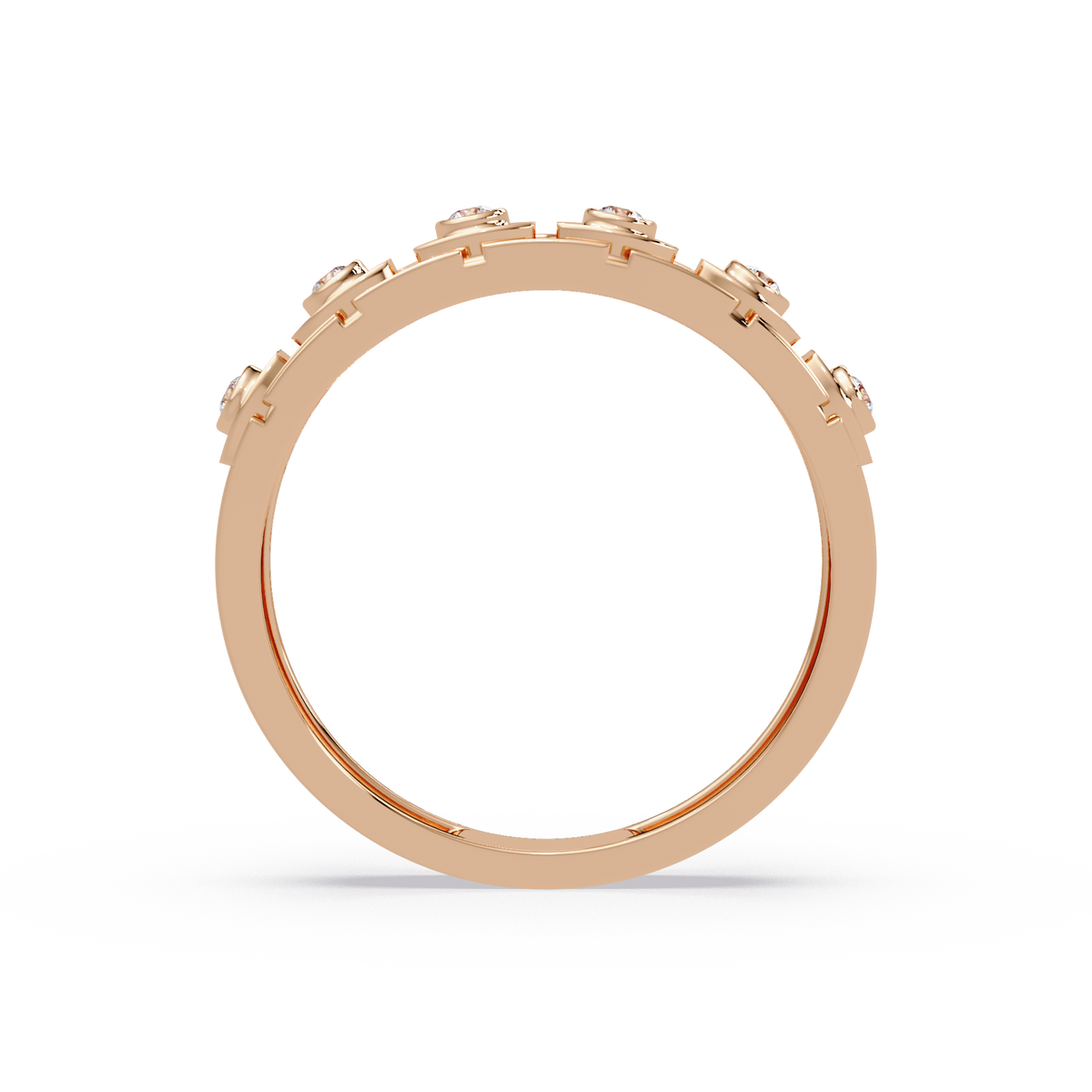 MEN ROUND DIAMOND RING #GR 00038