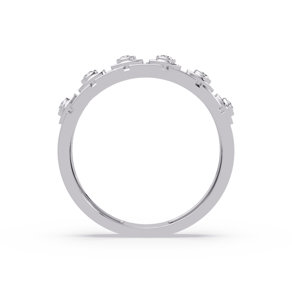 MEN ROUND DIAMOND RING #GR 00038