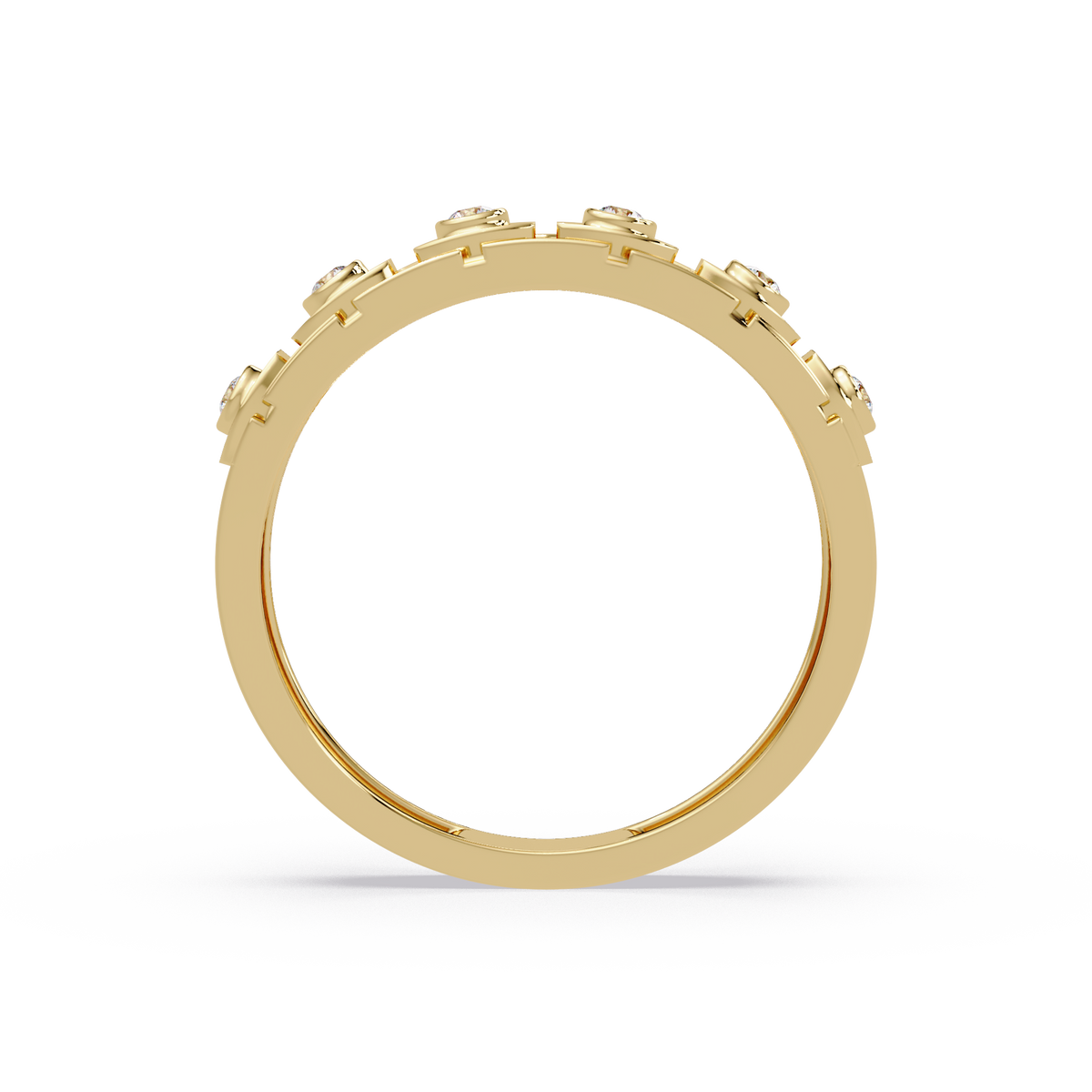 MEN ROUND DIAMOND RING #GR 00038